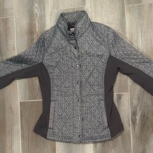 Women's Black and Gray Jacket